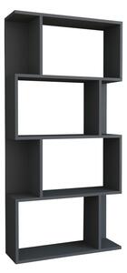 Biblioteca Kadu, Pako World, Antracit, 72x22x147 cm