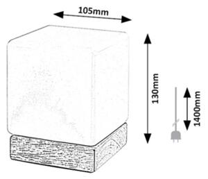 Lampă LED dimabilă de masă Rabalux 76003 PIRIT LED/1,2W/5V 3000K fag