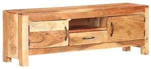 Comodă TV, 116x30x40 cm, lemn masiv de acacia