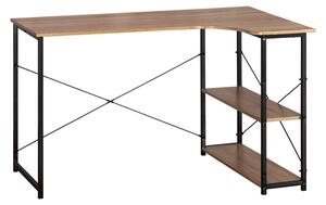 Birou de colt Merlin, Pako World, Stejar, 120x73x75 cm