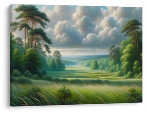 Tablou - Peisaj verde (70x50 cm)