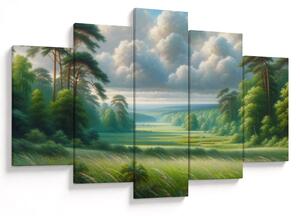 Tablou - Peisaj verde (150x105 cm)