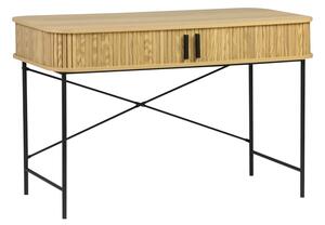 Birou Scandi, Pako World, MDF/Metal, Natural, 120x60x76 cm