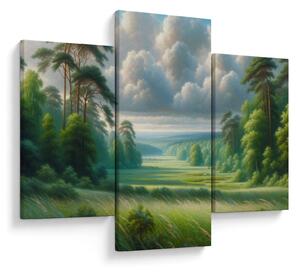 Tablou - Peisaj verde (90x60 cm)