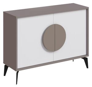 Bufet Clara, Pako World, Alb, 142x35x82 cm