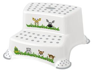 Scăunel petru copii Banquet 4kids Jungle 2 trepte, 40 x 37 x 21 cm
