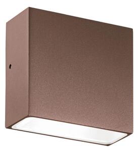 Ideal Lux - Aplica de perete pentru exterior TETRIS 1xG9/15W/230V IP44 maro