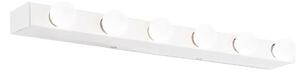Ideal Lux - Aplică de perete PRIVE 6xE14/40W/230V albă