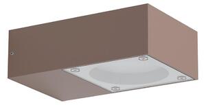 Ideal Lux - Aplica de perete pentru exterior SIRIO 1xGX53/9W/230V IP65, maro