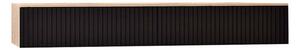 Consola cu 2 sertare Doha, Pako World, MDF, Negru-Stejar, 120x41x20 cm