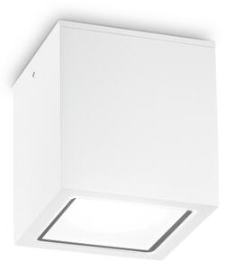 Ideal Lux - Spot exterior TECHO 1xGU10/20W/230V 9x9 cm IP54 alb