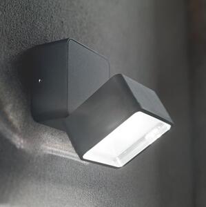 Ideal Lux - Aplică de perete LED pentru exterior OMEGA, 7W/230V, CRI 90, IP54, antracit