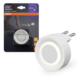 OSRAM LED Lampă de veghe LUNETTA cu senzor de mișcare și de amurg LED/0,31W/230V albă