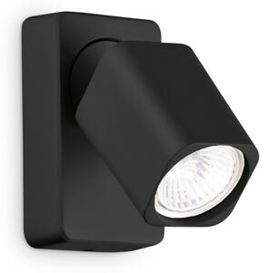 Ideal Lux - Aplică spot LED de perete RUDY 1xGU10/7W/230V CRI 90 negru