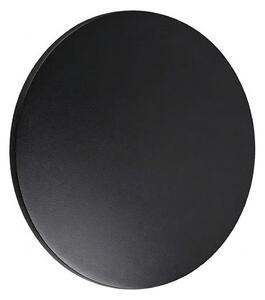 Ideal Lux - Aplica de exterior LED PUNTO LED/12W/230V CRI, diam. 24 cm, IP54, negru
