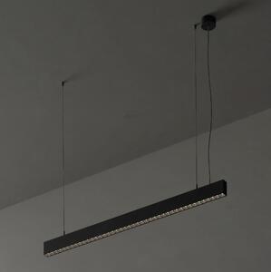Ideal Lux - Lustră LED OFFICE, suspendată pe cablu, 30W, 230V, 4000K, CRI 90, negru