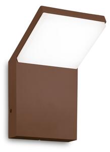 Ideal Lux - Aplica de perete pentru exterior STYLE LED/8,5W/230V 3000K CRI 90 IP54 maro