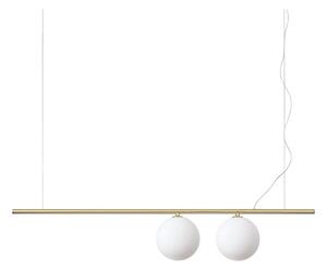 Ideal Lux - Pendul LED PERLINE pe cablu, 2x G9, 3W, 230V, auriu