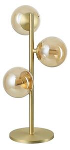 Ideal Lux - Lampă de masă LED PERLAGE 3xG9/3W/230V auriu/bej fumuriu