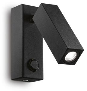 Ideal Lux PAGE - Spot LED de perete, 3W/230V, CRI 90, negru