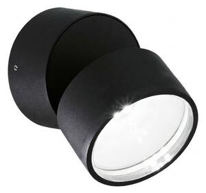 Ideal Lux - Aplică LED de exterior OMEGA, 7W, 230V, CRI 90, IP54, negru