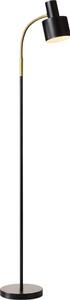 Halo Design 746866 - Lampă de podea VOGUE, 1xE27/40W/230V, negru/alamă