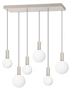 Ideal Lux - Candelabru LED suspendat pe cablu ODEON LED/39W/230V CRI 90 bej/alb