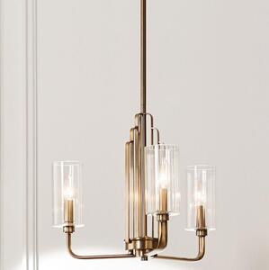 Quintiesse QN-KIMROSE3-BNB - Lustră pe tijă KIMROSE 3xE14/40W/230V aurie