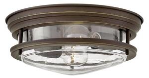 Quintiesse QN-HADRIAN-FS-OZ-CLEAR Plafonieră de tavan pentru exterior HADRIAN, 2 x E27, max. 40 W, 230 V, IP44, bronz