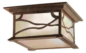 Quintiesse QN-MORRIS-F - Plafonieră de exterior MORRIS 2xE27/60W/230V IP44 bronz