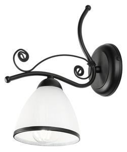 Aplica de perete RETRO 1x E27/60W/230V negru/alb