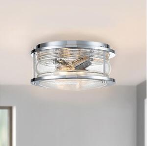 Quintiesse QN-ASHLANDBAY-F-PC-BATH - Plafonieră pentru baie ASHLAND 2xE27/60W/230V IP44