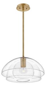Quintiesse QN-LOTUS-P-HBR - Pendul pe tijă LOTUS, 1x E27/60W/230V, auriu
