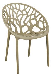 Scaun de Gradina Model Daren, Cappuccino, 59x60x79.5 cm