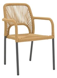 Fotoliu de Gradina Model Norture, Natural/Antracit, 57x63x82 cm