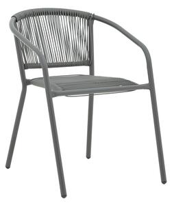 Fotoliu de Gradina Model Lindaria, Gri inchis, 54x63x74 cm