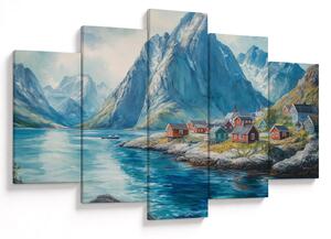 Tablou - Sat norvegian (150x105 cm)
