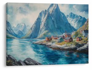 Tablou - Sat norvegian (70x50 cm)