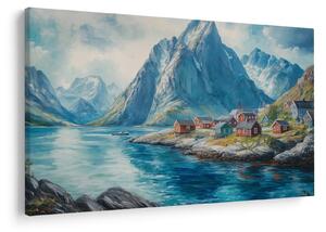 Tablou - Sat norvegian (90x60 cm)