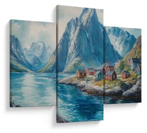 Tablou - Sat norvegian (90x60 cm)