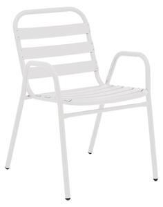 Fotoliu de Gradina Model Sussie, Alb, 45x62x76 cm