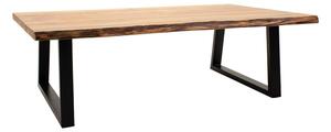 Masa de cafea Boho Miles, Pako World, Lemn de salcam, Natural, 115x60x45 cm