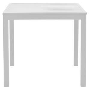 Masă de exterior din aluminiu Model Kliton, Alb, 45x45x41 cm