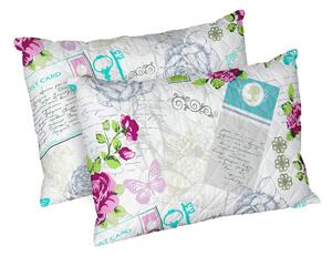 Set 2 perne Rose, microfibra matlasata Alcam, 50x70 cm