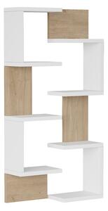 Raft de perete Pomar, Pako World, Alb-Natural, 47x14x92 cm