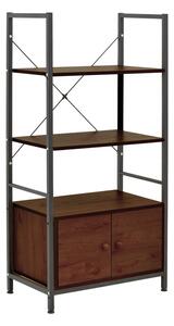 Raft de podea Kuili Pako World, MDF, Stejar 60x36x121 cm