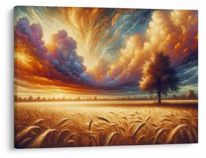 Tablou – Arbore pe câmp (70x50 cm)