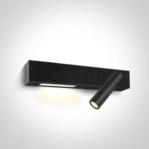 One Light Agnes lampă de perete 2x3 W negru 65146A/B/W