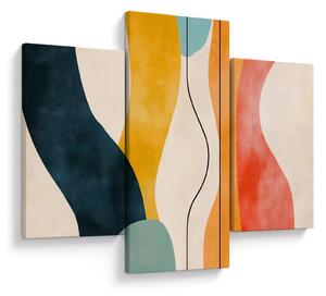 Tablou - Ilustrație colorată minimalistă II. (90x60 cm)