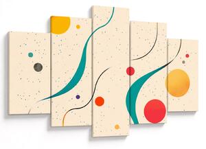 Tablou - Ilustrație colorată minimalistă (150x105 cm)